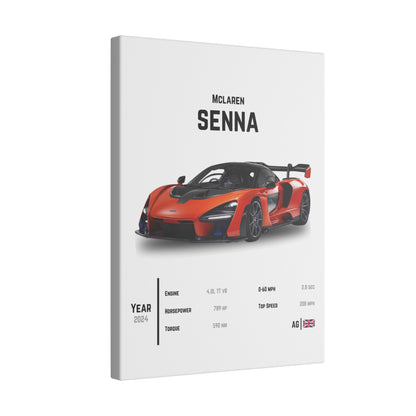 Mclaren Senna Canvas Tile