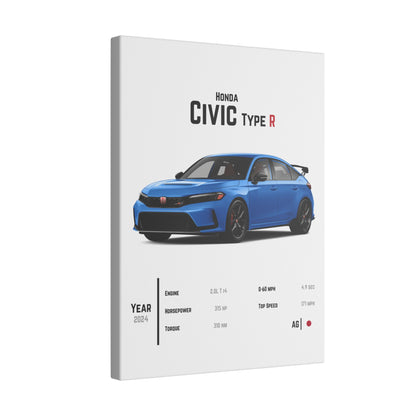 Honda Civic Type R 11th gen Canvas Tile