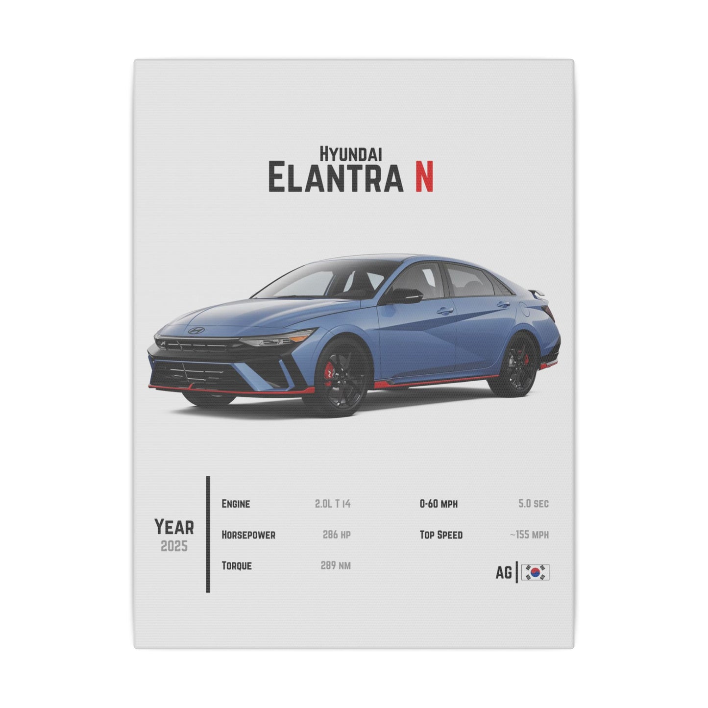 Hyundai Elantra N Canvas Tile