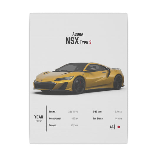 Acura NSX Type S Canvas Tile