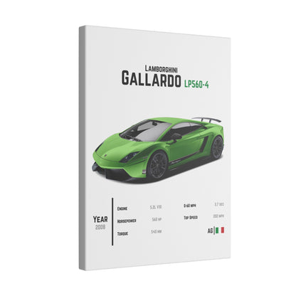 Lamborghini Gallardo SuperLeggera LP560-4 Canvas Tile