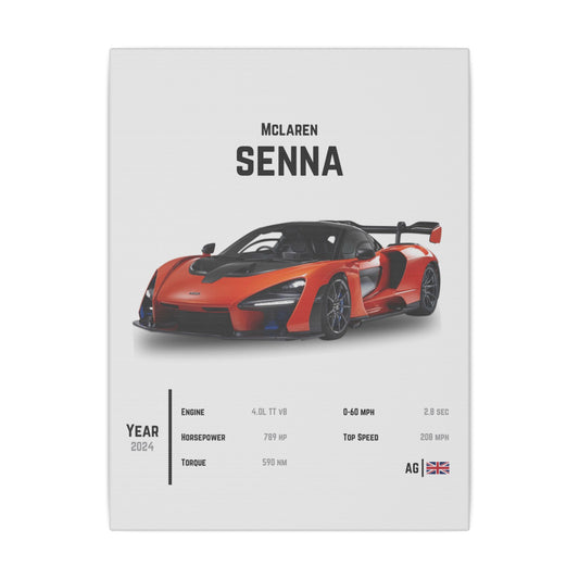 Mclaren Senna Canvas Tile