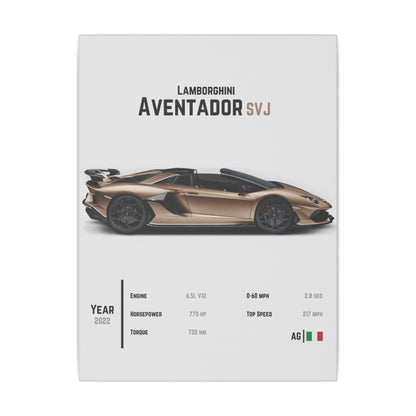 Lamborghini Aventador SVJ Canvas Tile