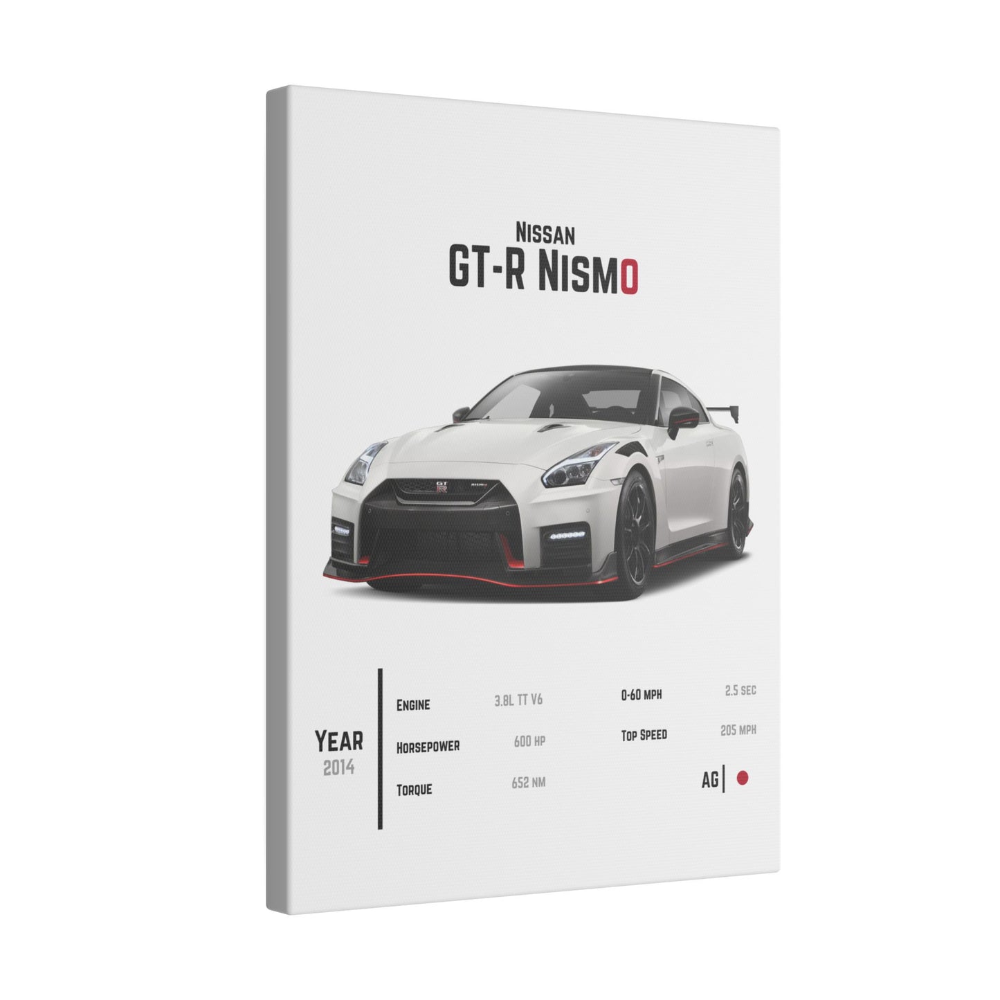 Nissan GT-R R35 Nismo Canvas Tile