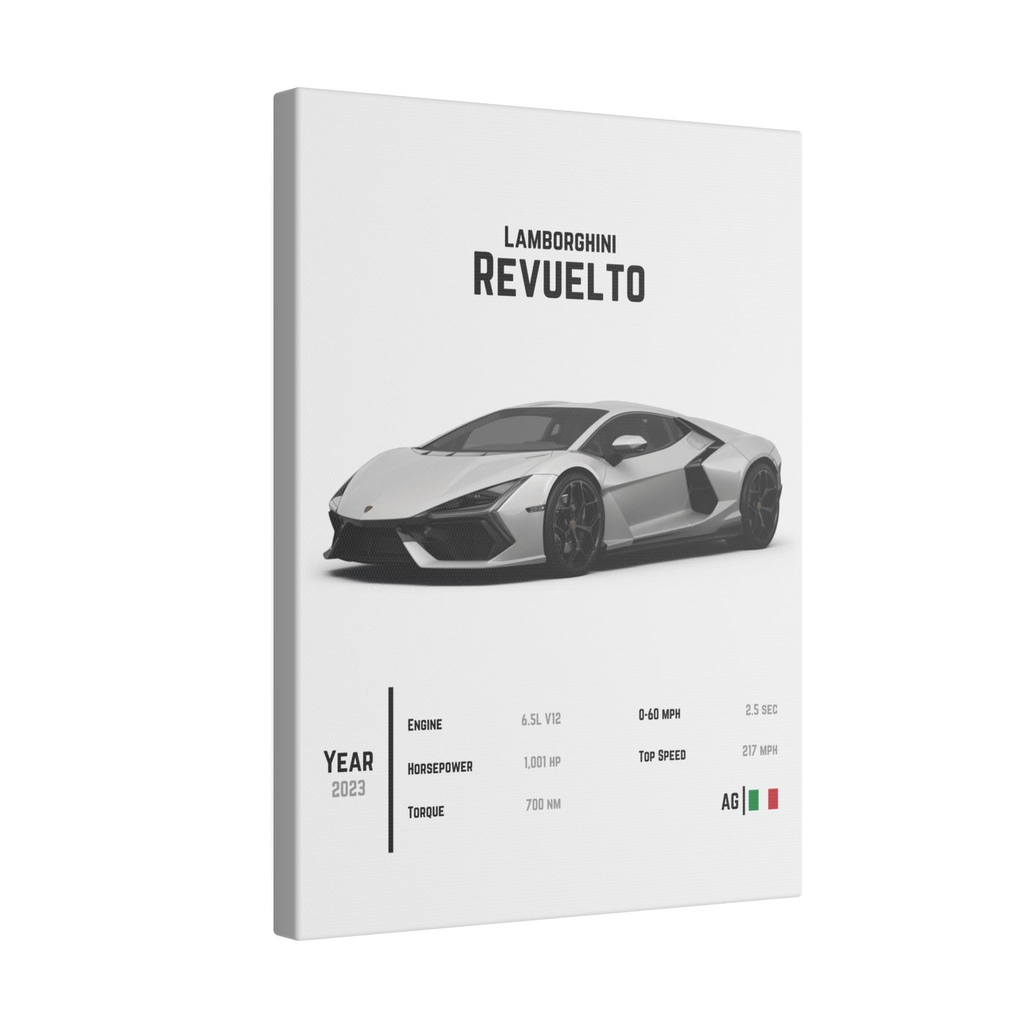 Lamborghini Revuelto Canvas Tile