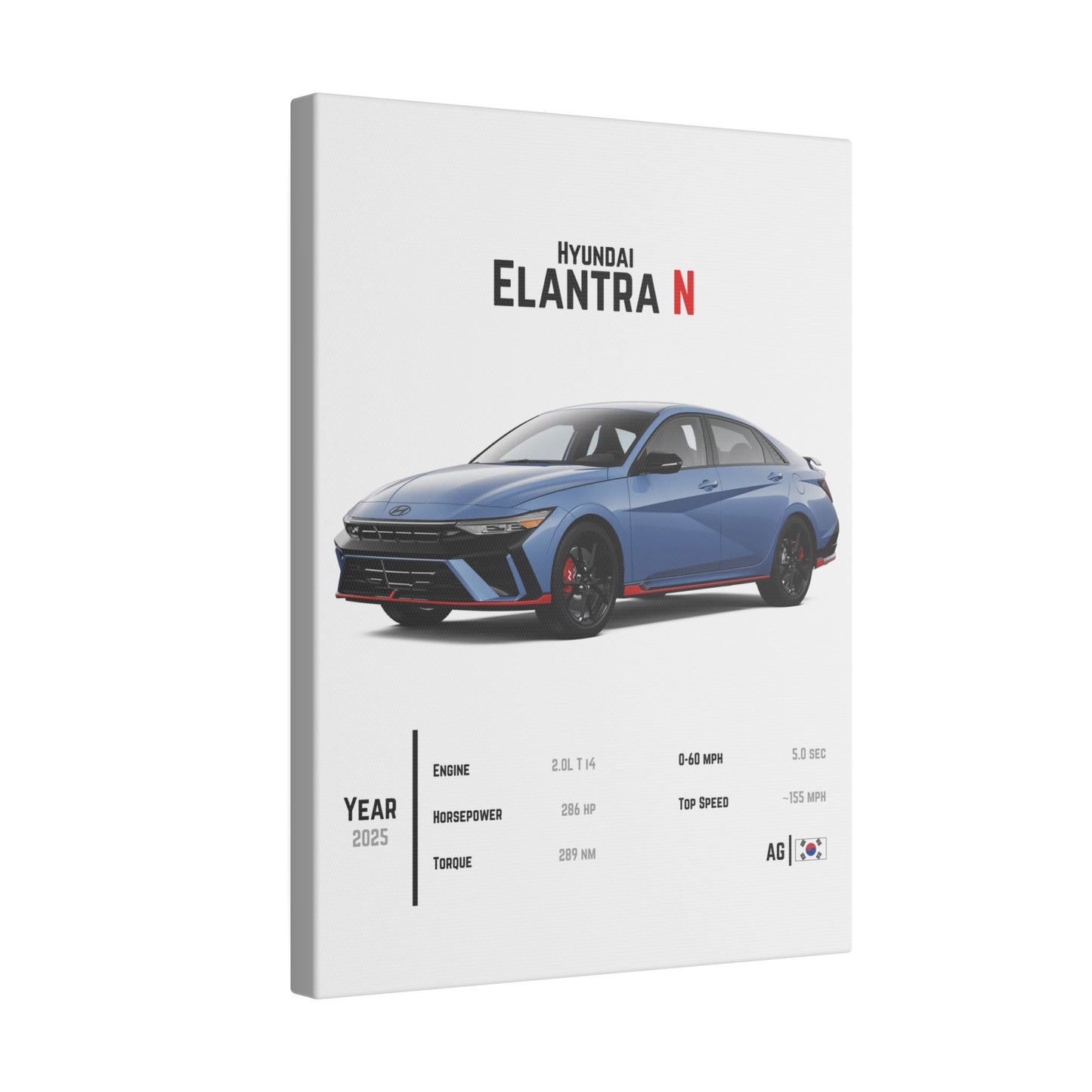 Hyundai Elantra N Canvas Tile